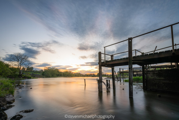 Portna pier...sunset